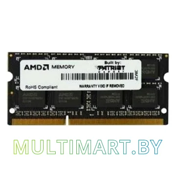 Оперативная память AMD Radeon R3 Value Series 8GB DDR3 SO-DIMM PC3-10600 (R338G1339S2S-U)